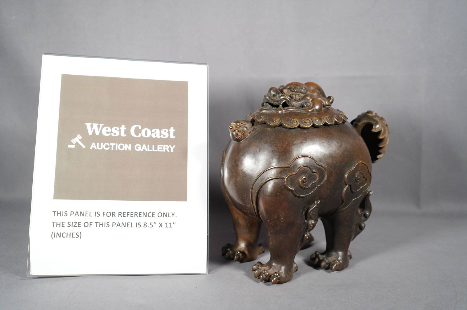 Chinese lion censer (1 of 6)