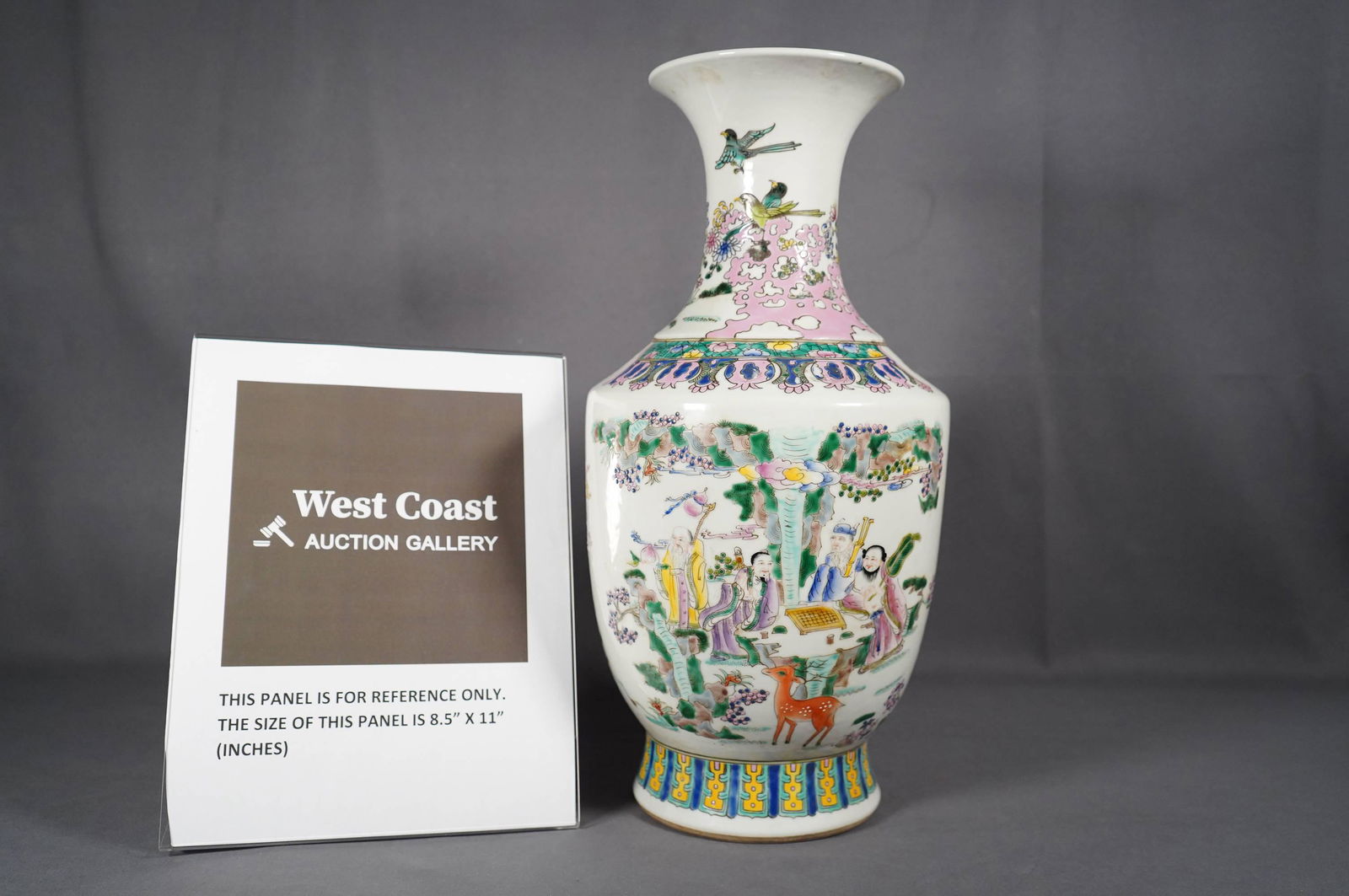 Chinese floral vase (1 of 6)