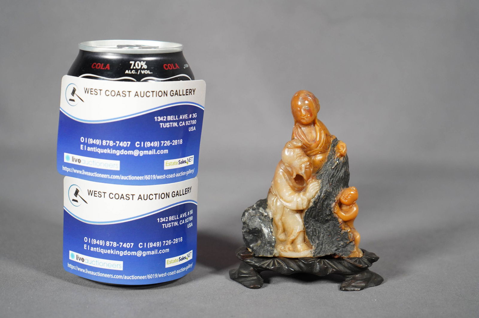 Chinese soapstone figure (1 of 6)