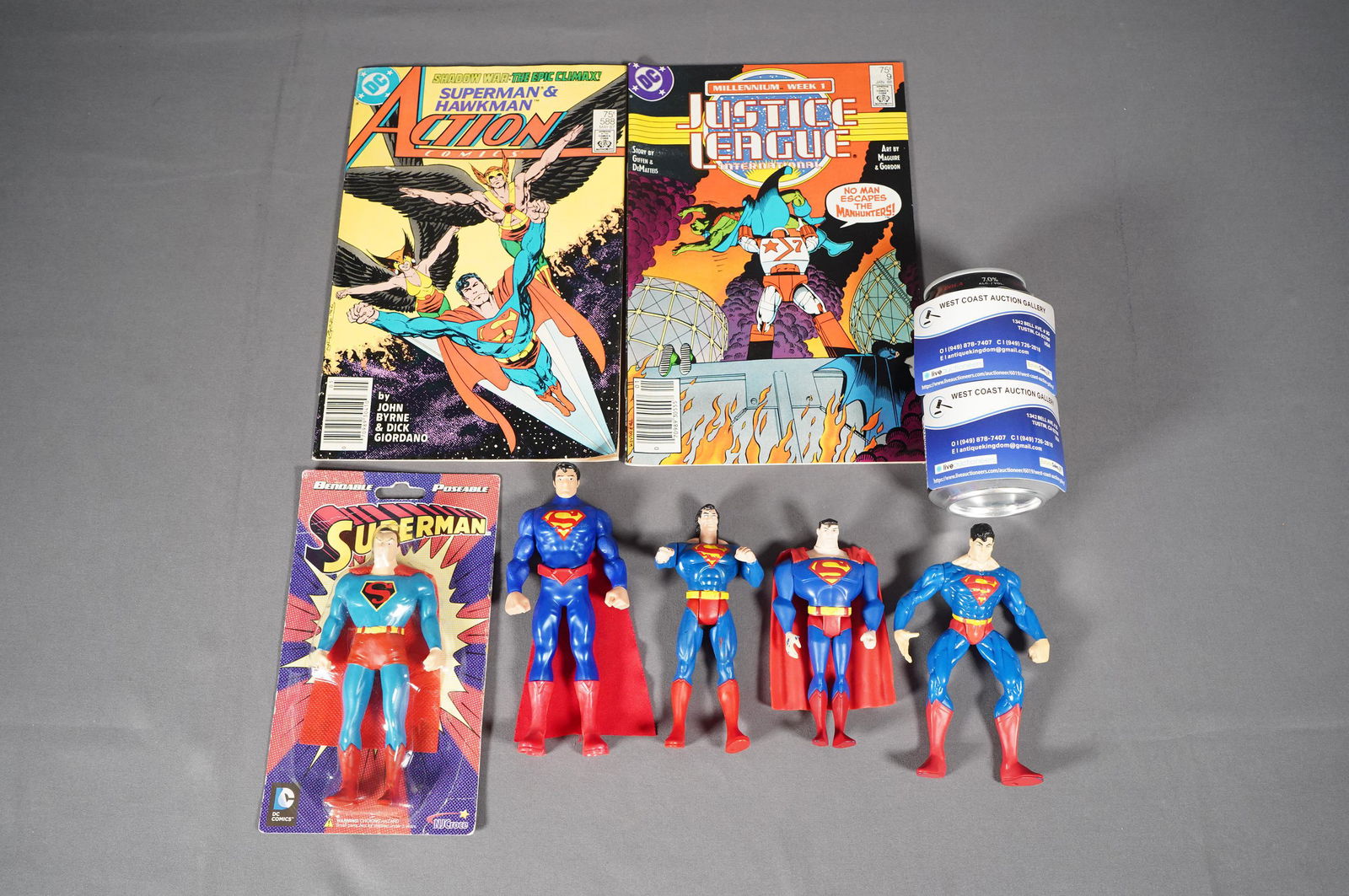5 pcs Superman toy 2 comics (1 of 6)