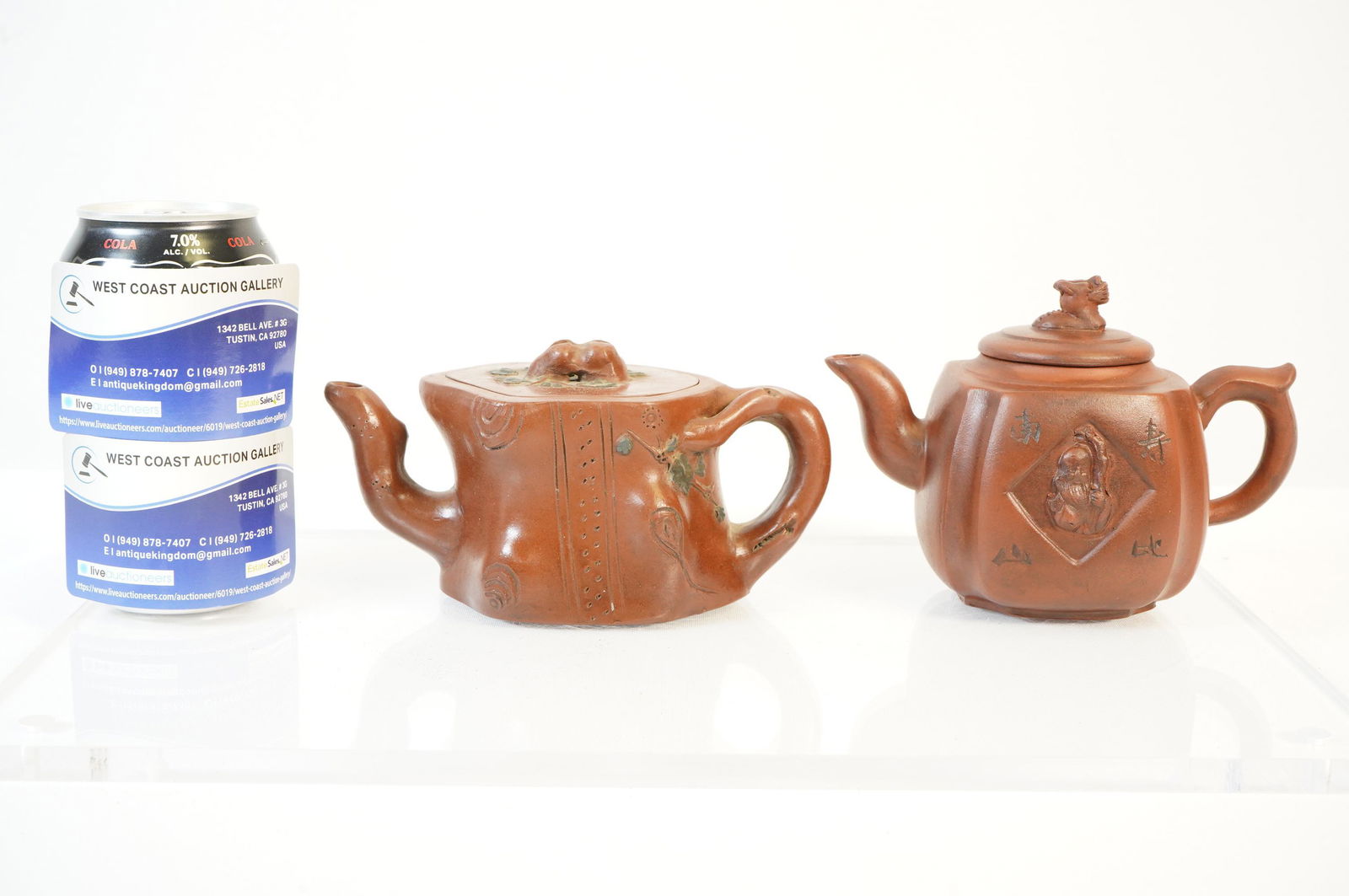 2 pcs Chinese clay teapot (1 of 6)