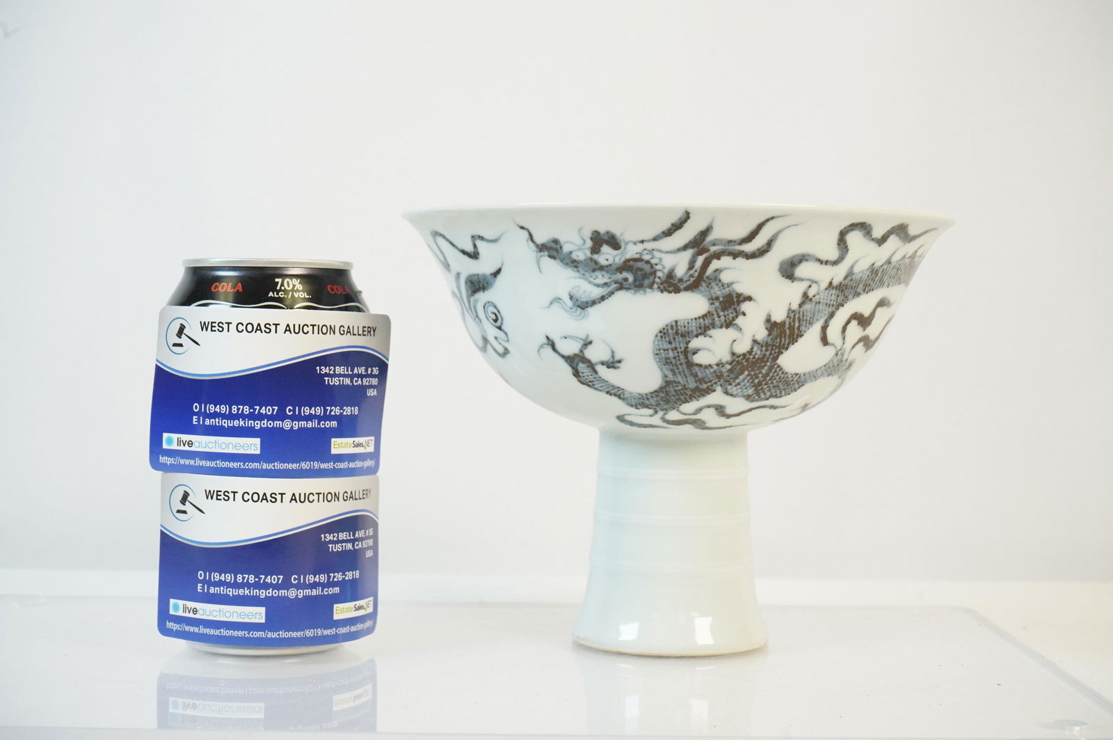 Chinese large stem cup (1 of 6)