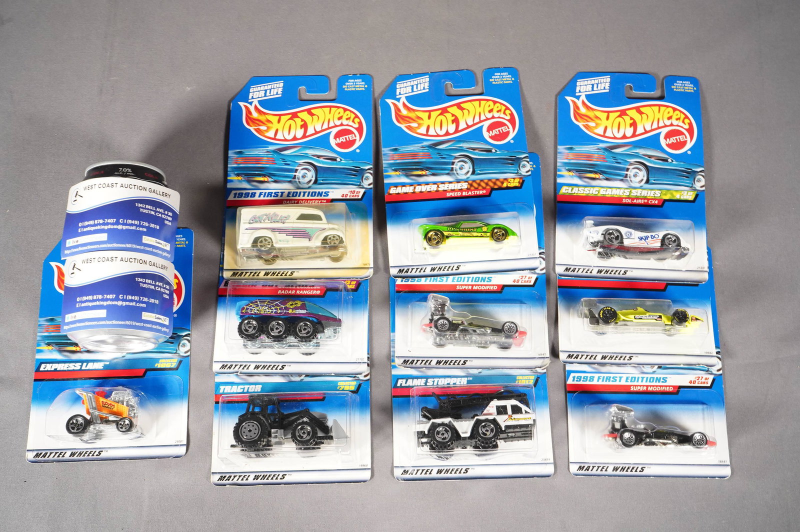 10 pcs Hot Wheels toy: 10 pieces Hot Wheels metallic car toys brand new in box.
