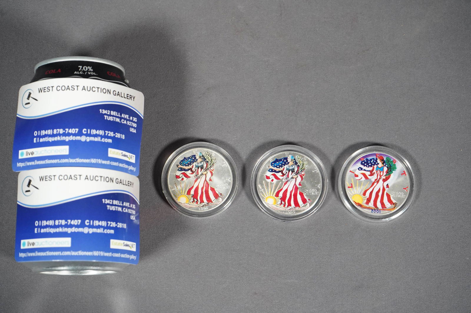 3 pcs silver dollar (1 of 6)