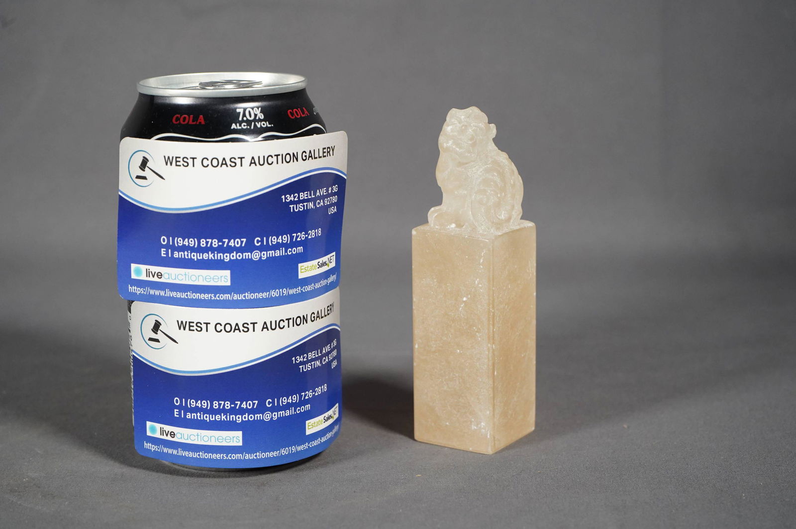 Chinese crystal stone seal (1 of 6)