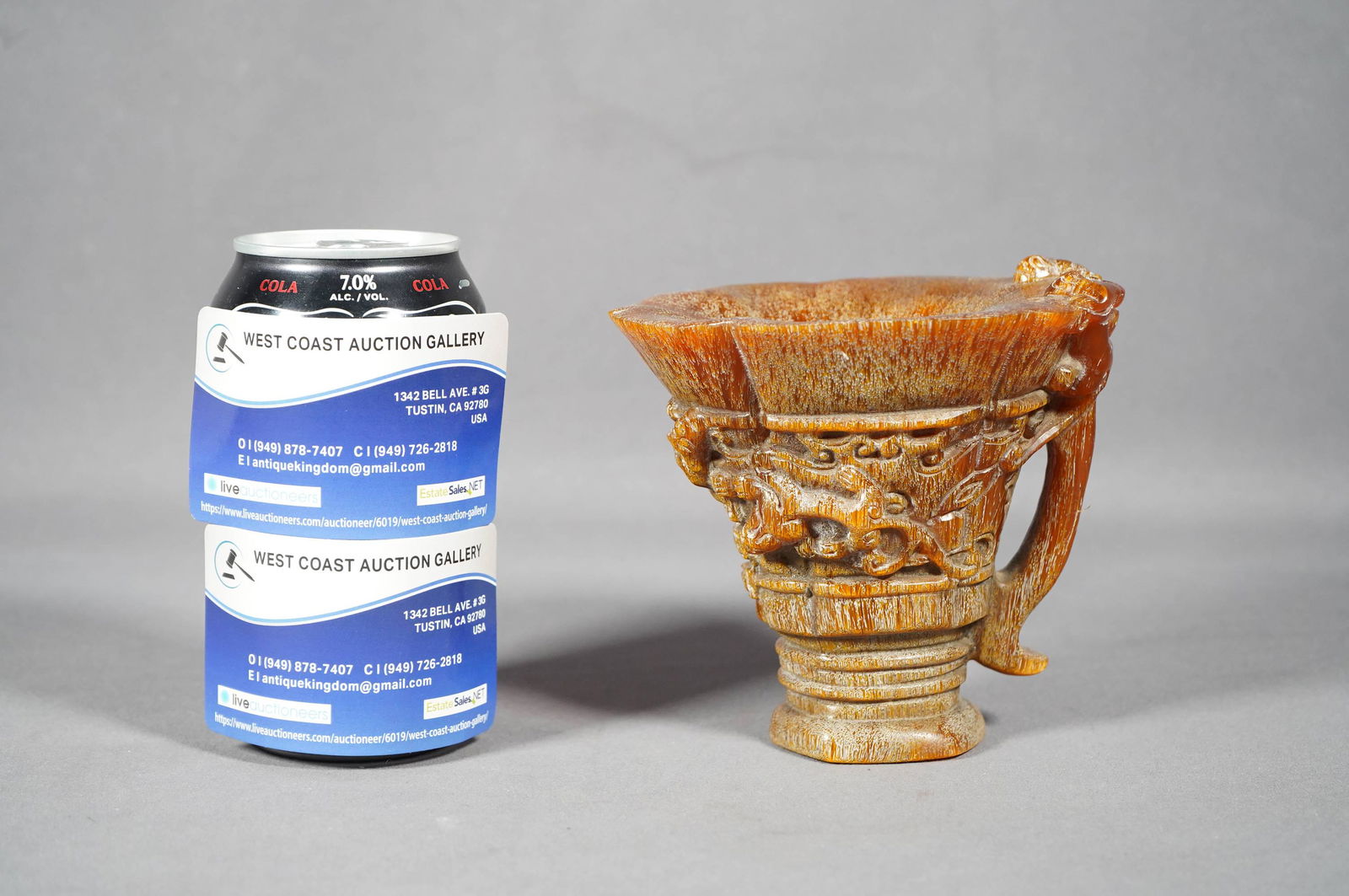 Chinese libation cup (1 of 6)