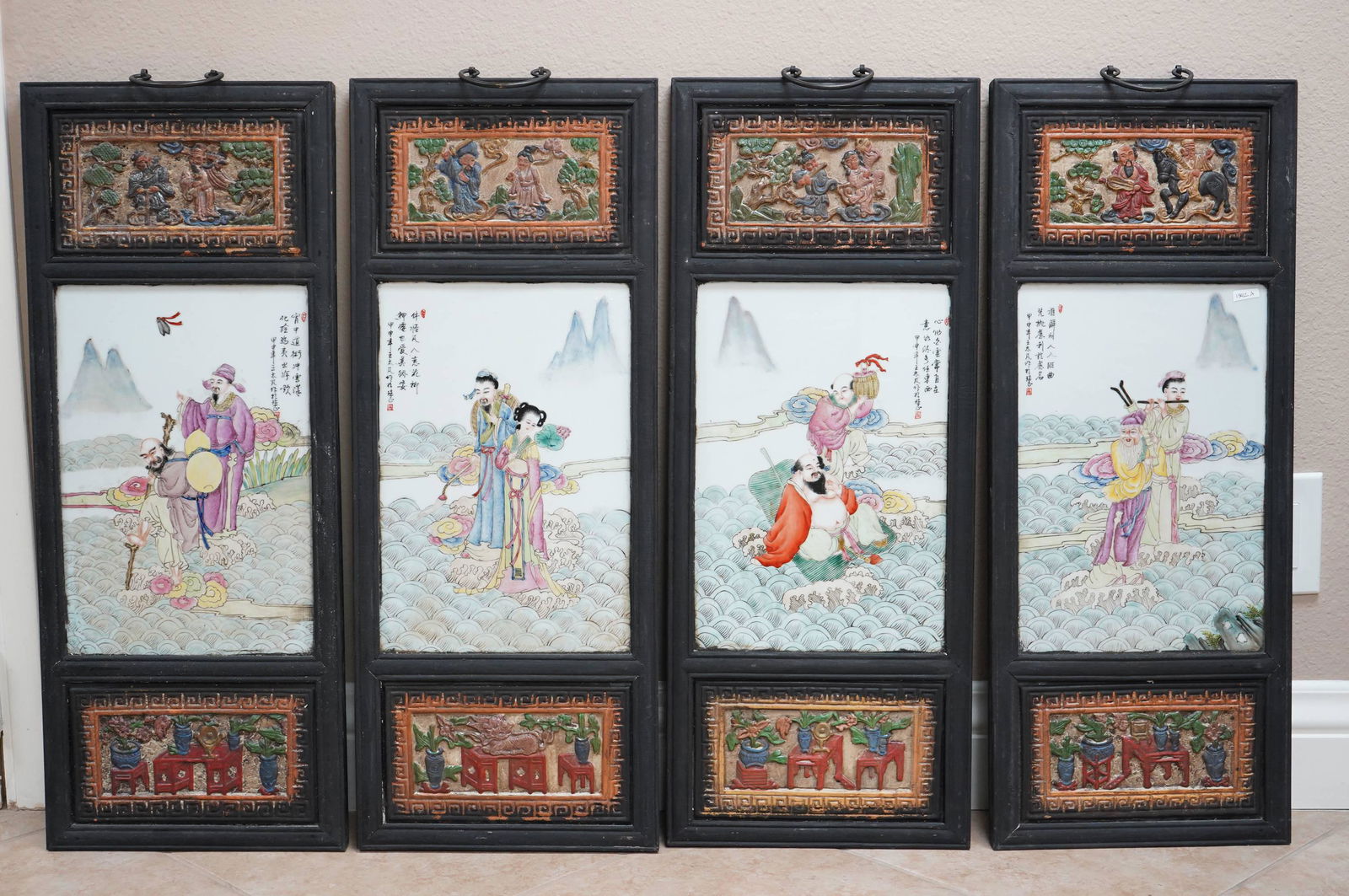 4 pcs Chinese panel (1 of 10)