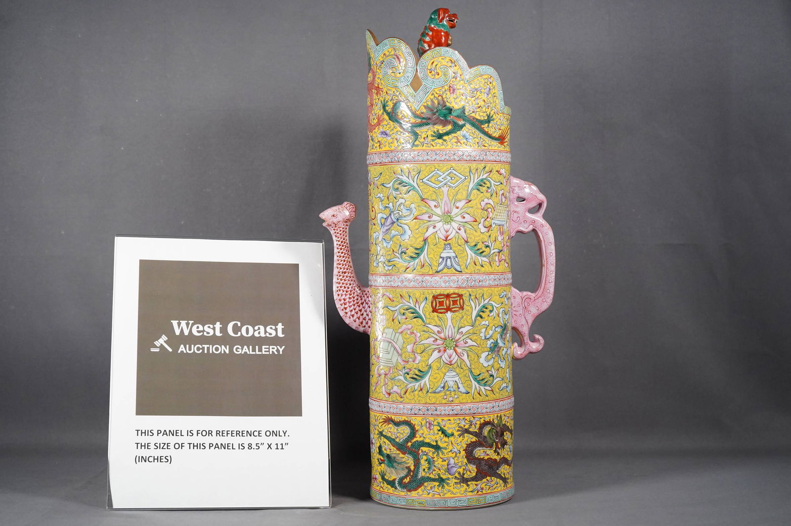 Chinese yellow large pot (1 of 6)