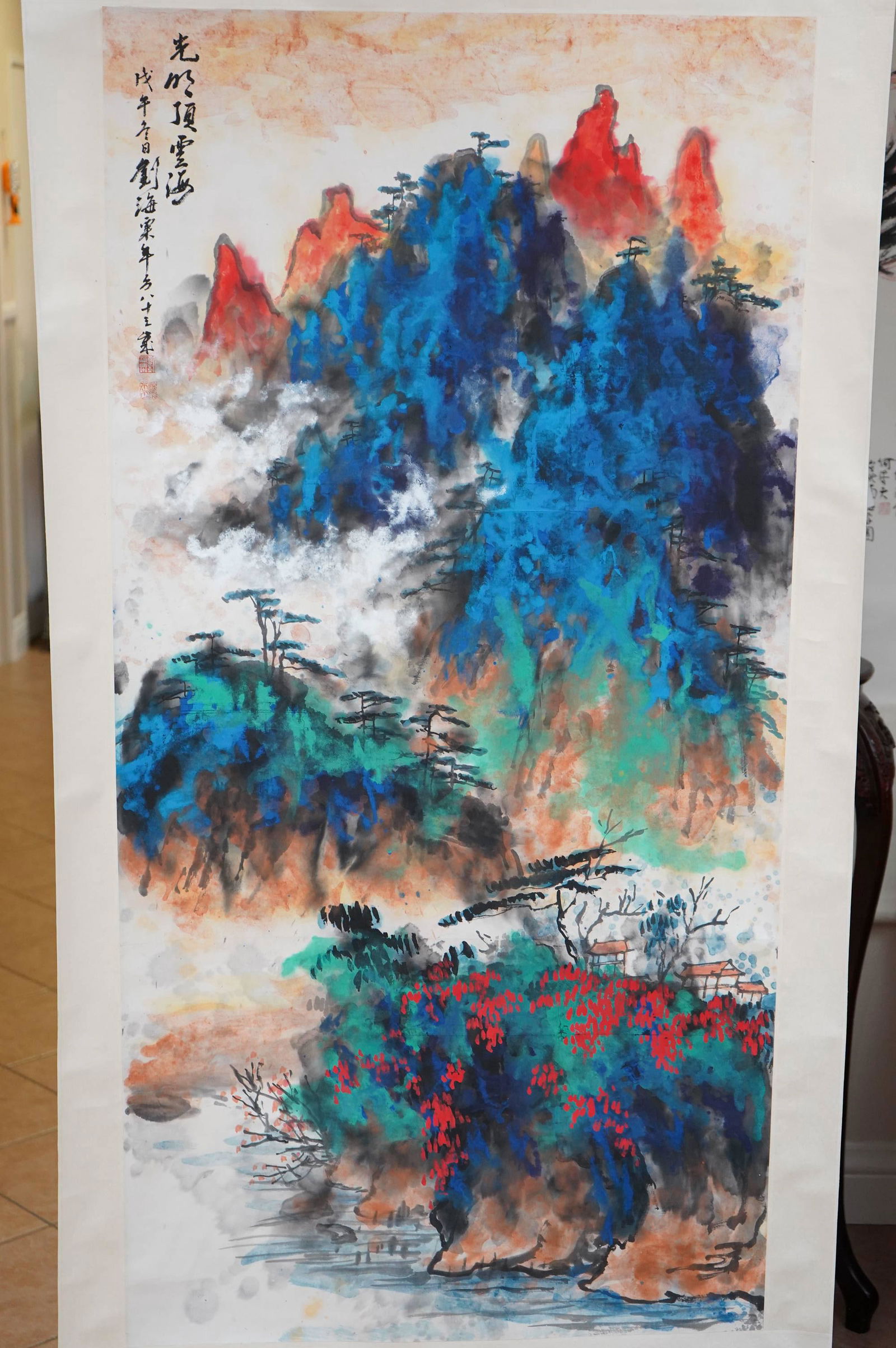 A large Chinese painting (1 of 10)