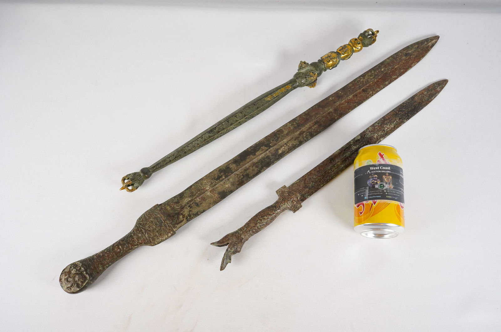 3 pcs Chinese bronze (1 of 6)