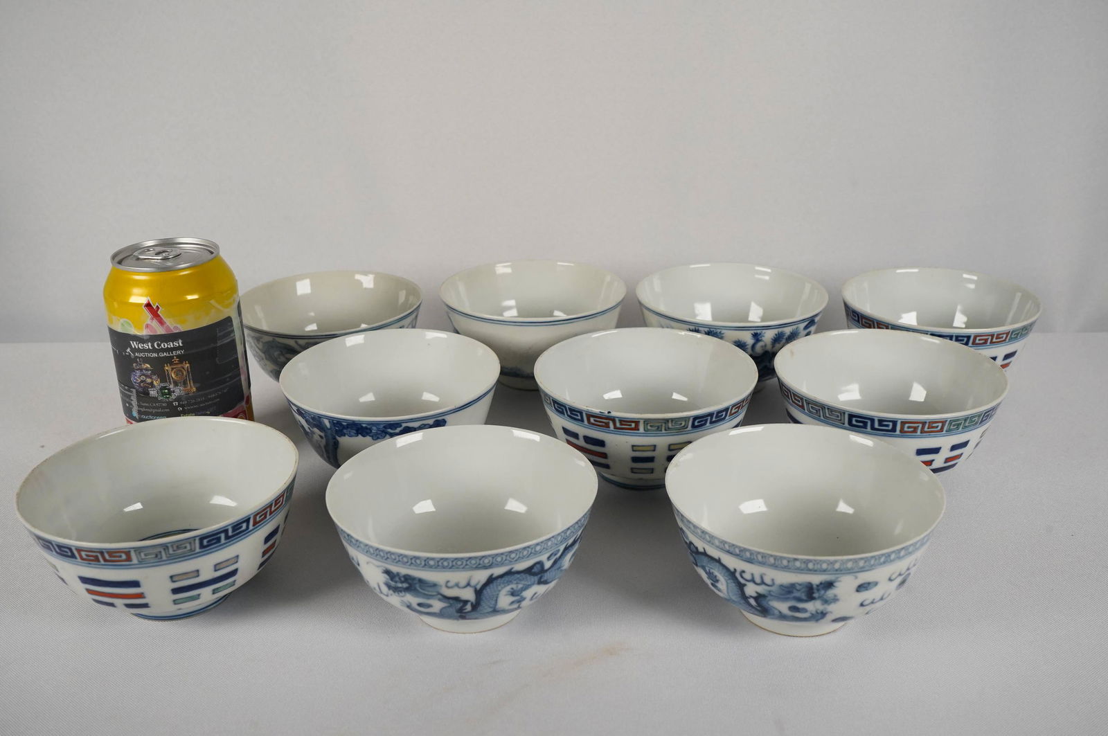 10 pcs Chinese porcelain (1 of 8)
