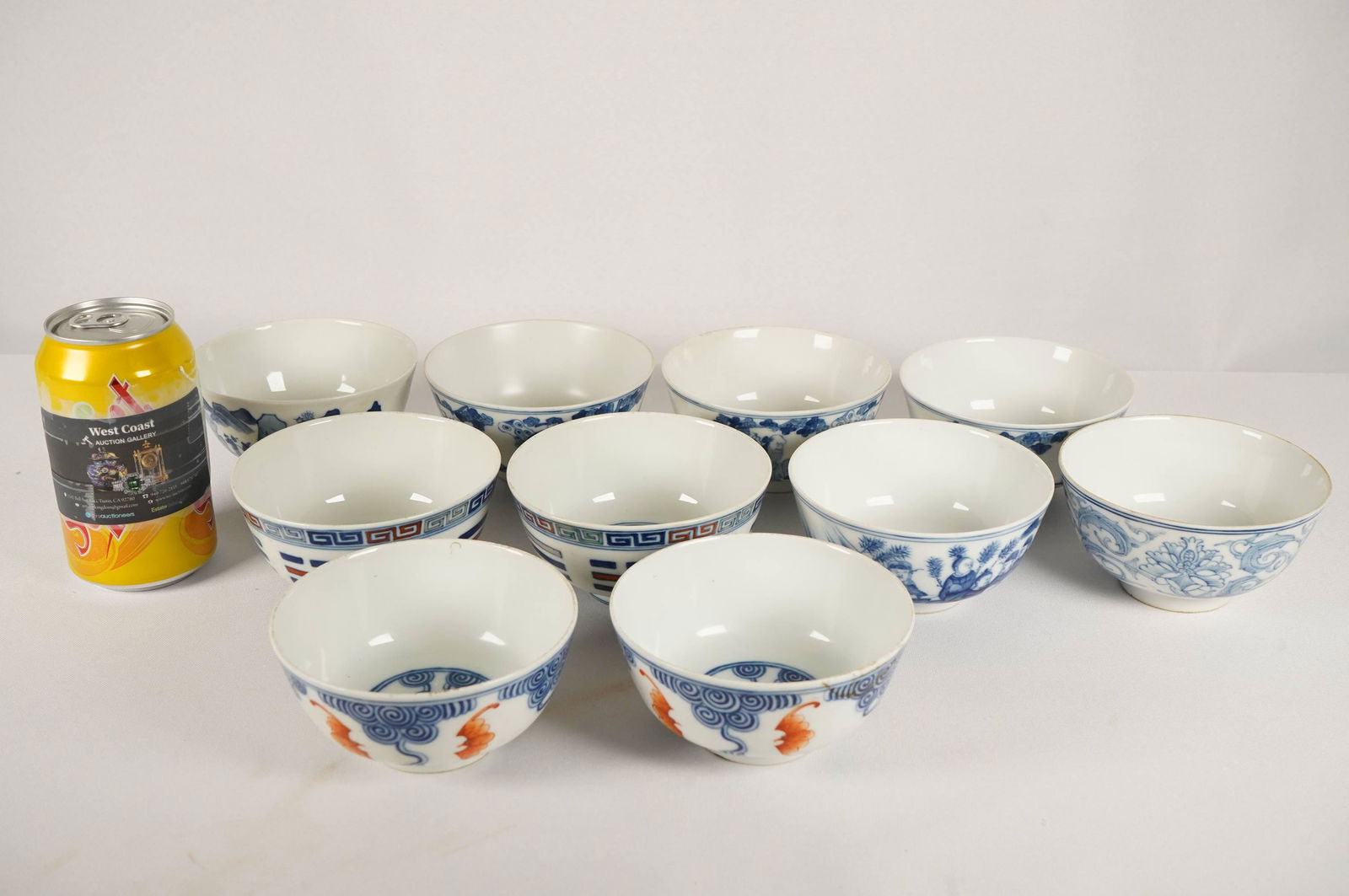 10 pcs Chinese porcelain (1 of 8)