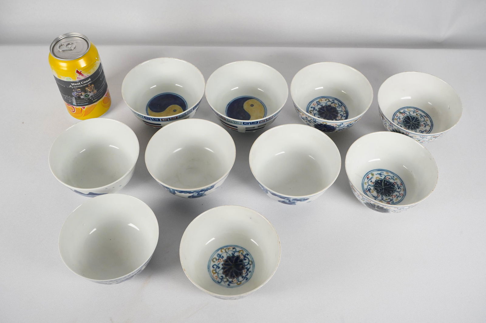 10 pcs Chinese porcelain (1 of 8)