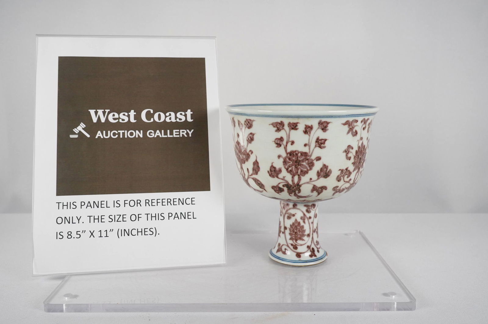 Chinese large stem cup (1 of 6)