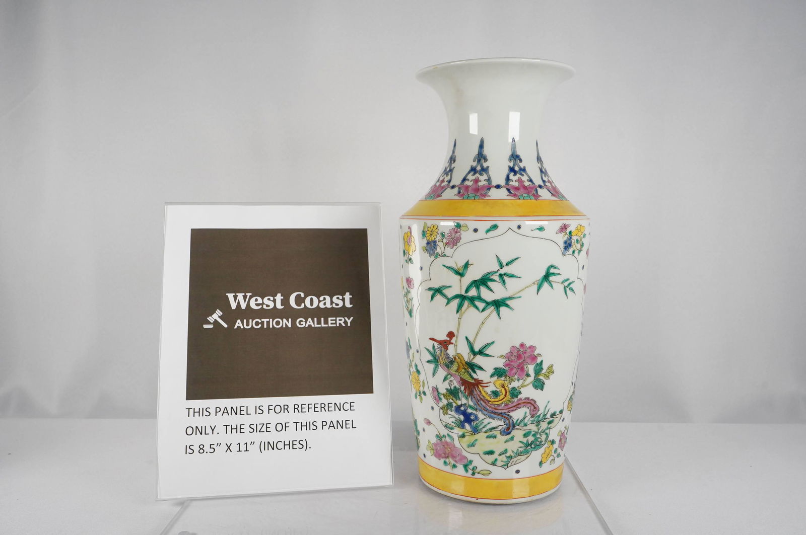 Chinese floral vase (1 of 6)
