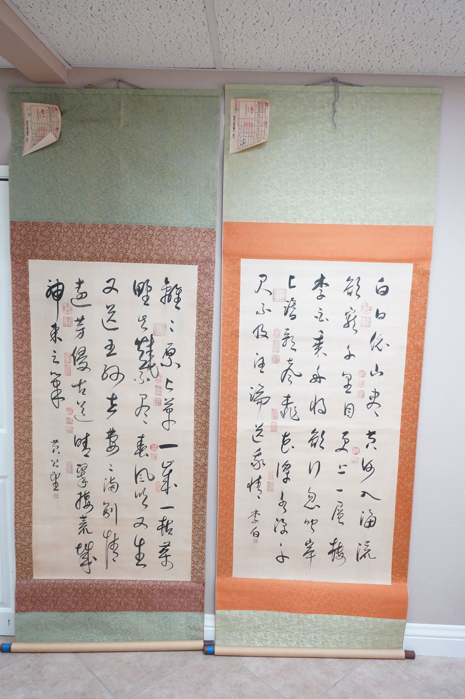 2 pcs Chinese painting (1 of 10)