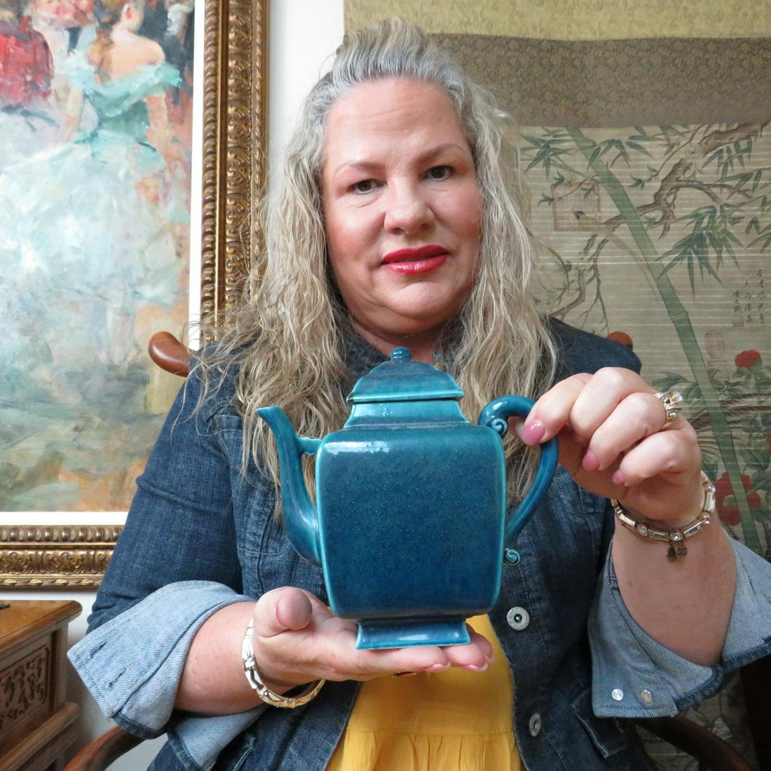 Chinese blue teapot (1 of 8)