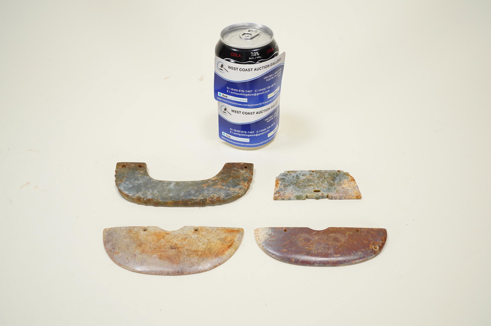 4 pcs Chinese stone item (1 of 6)