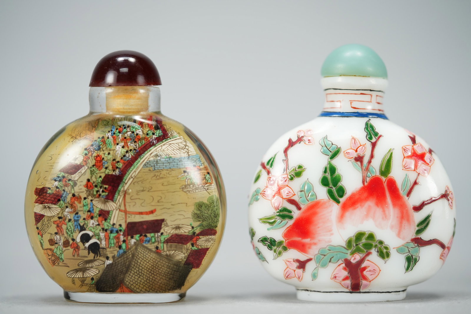 2 pcs Chinese snuff bottle (1 of 8)