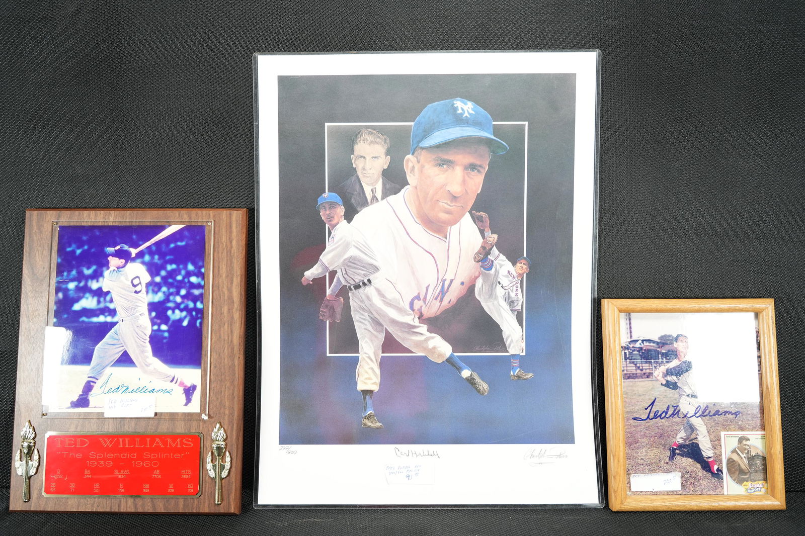 3 Ted Williams signed item (1 of 7)