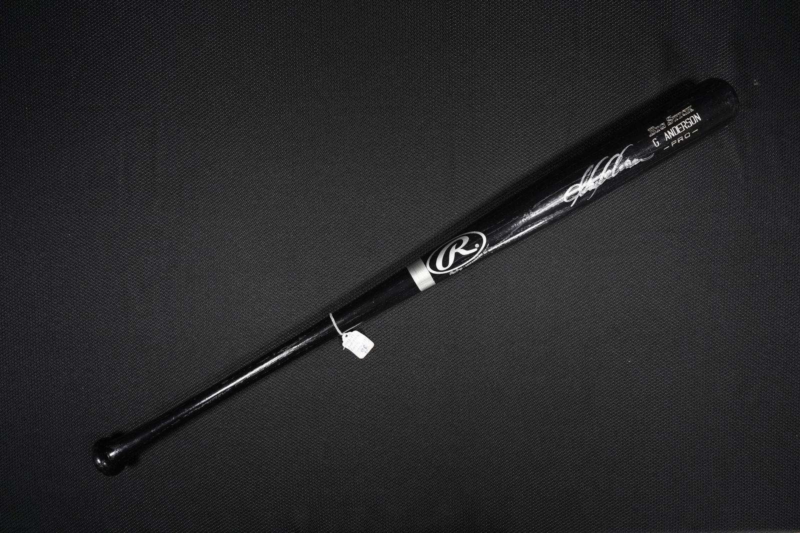 Garrett Anderson signed bat (1 of 6)