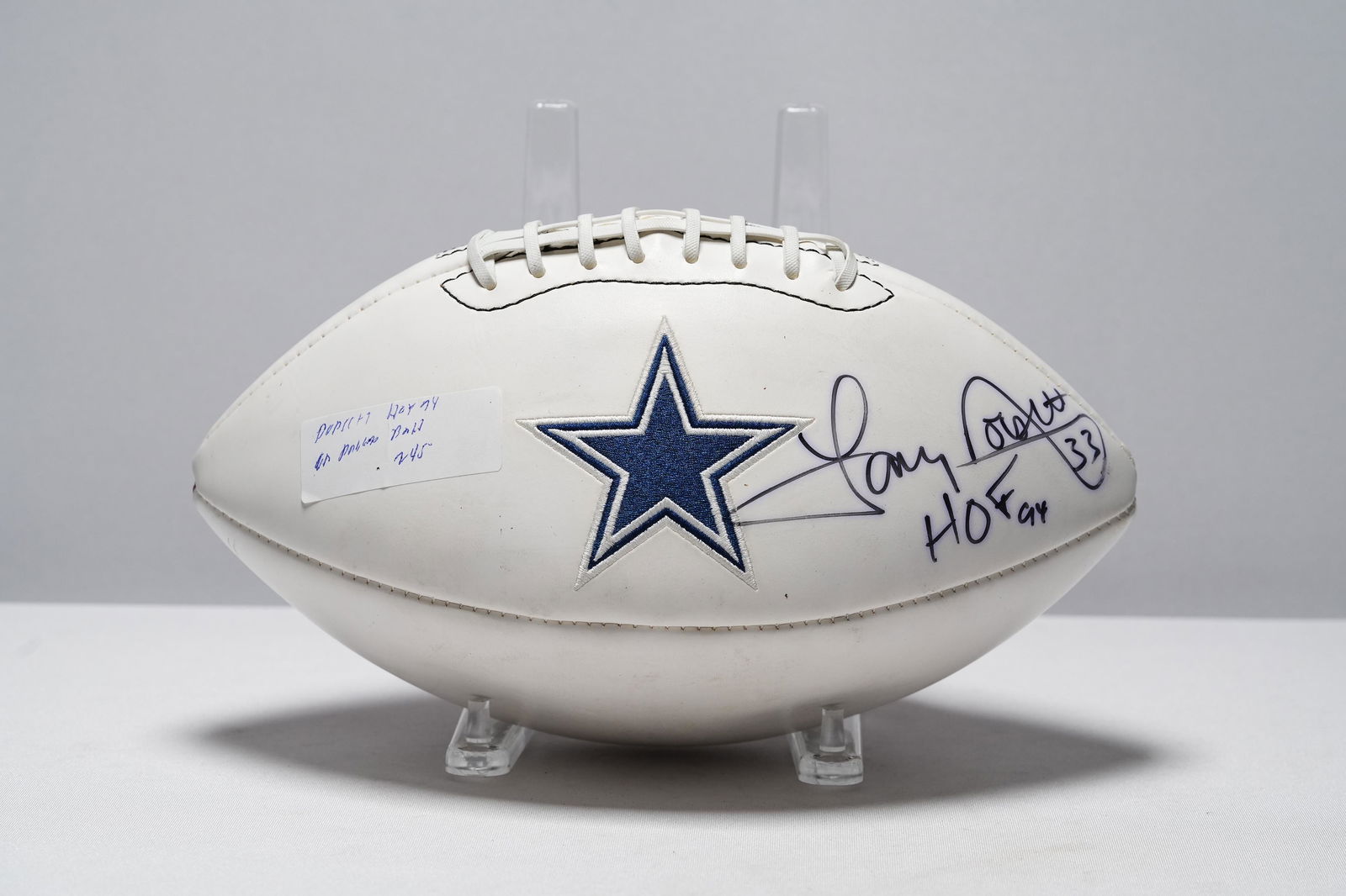 Tony Dorsett signed football (1 of 4)