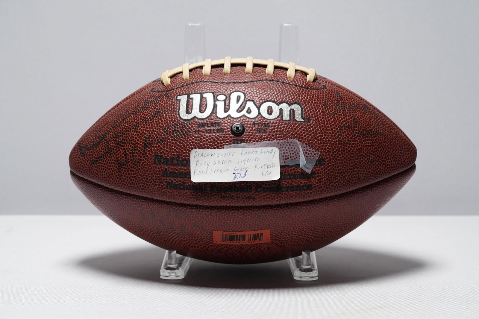 NFL player signed football (1 of 8)