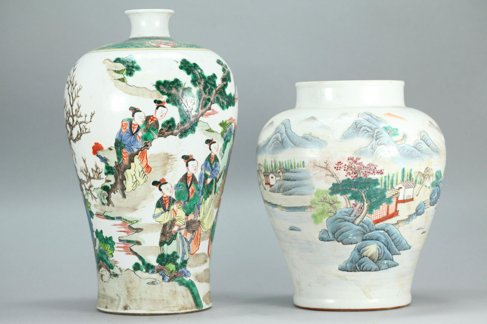 2 pcs Chinese vase (1 of 7)