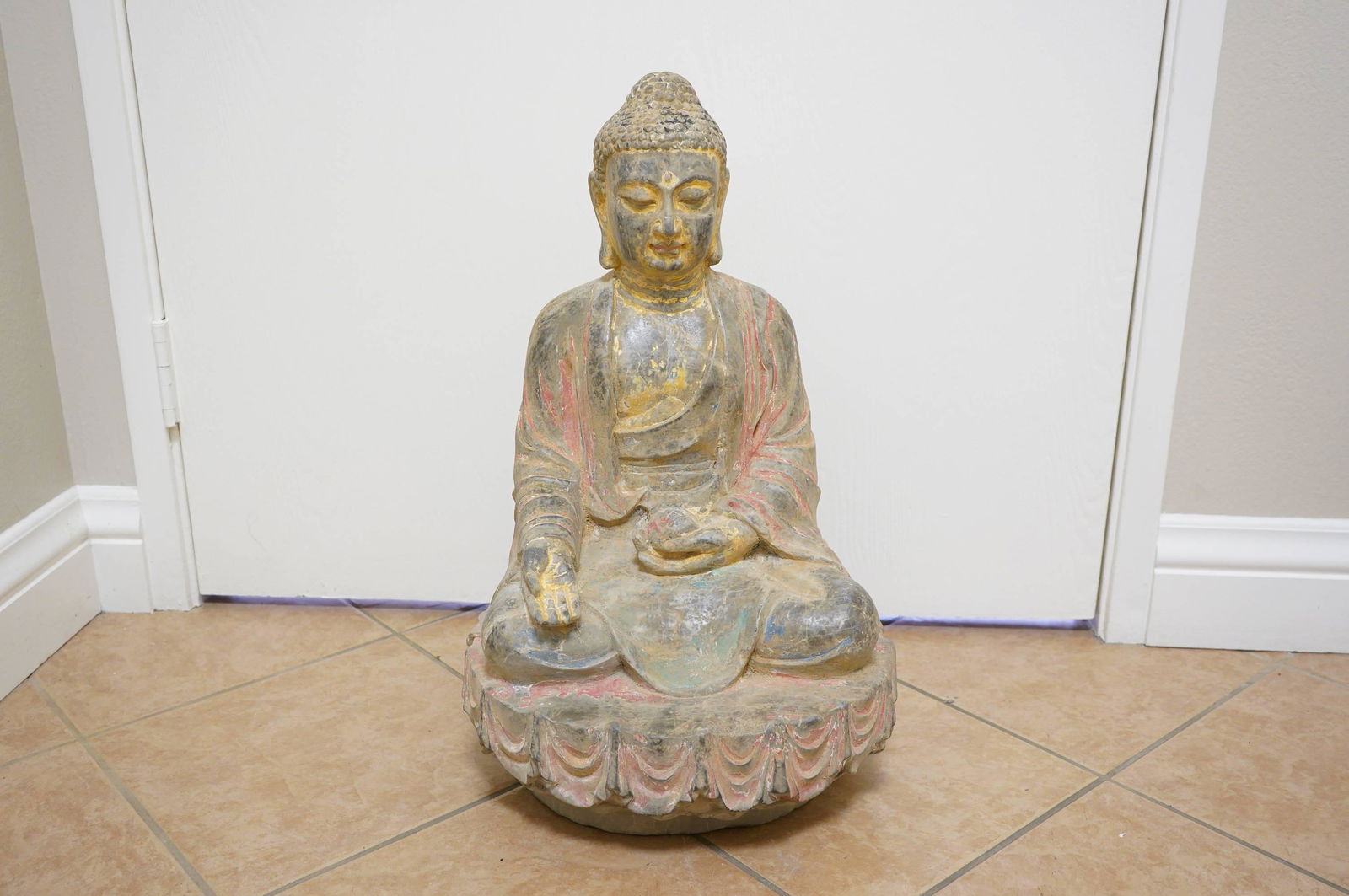 Chinese large stone buddha (1 of 6)