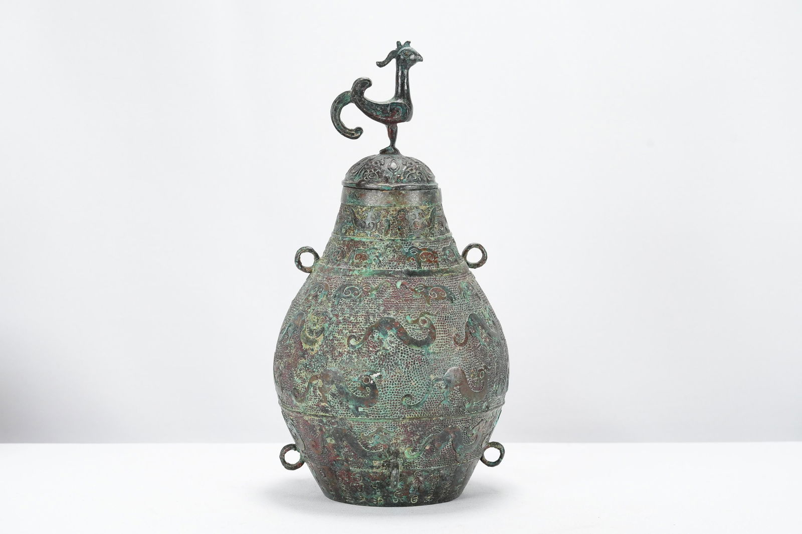Chinese archaic bronze lid pot (1 of 9)