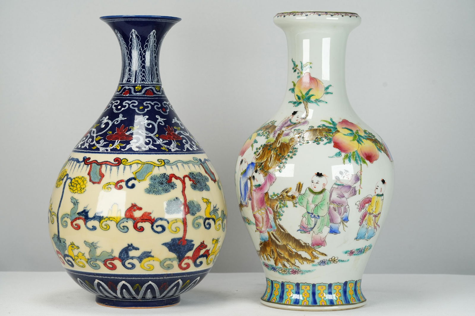 2 pcs Chinese large vase (1 of 8)