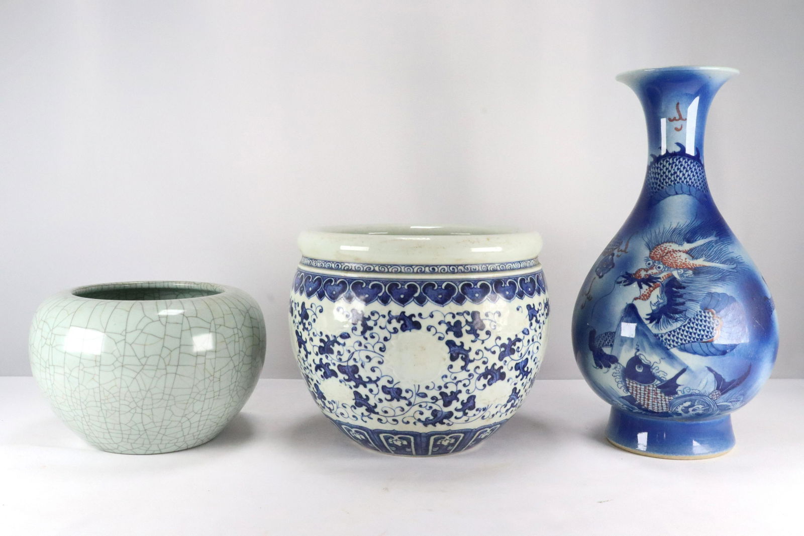 3 pcs Chinese porcelain (1 of 8)