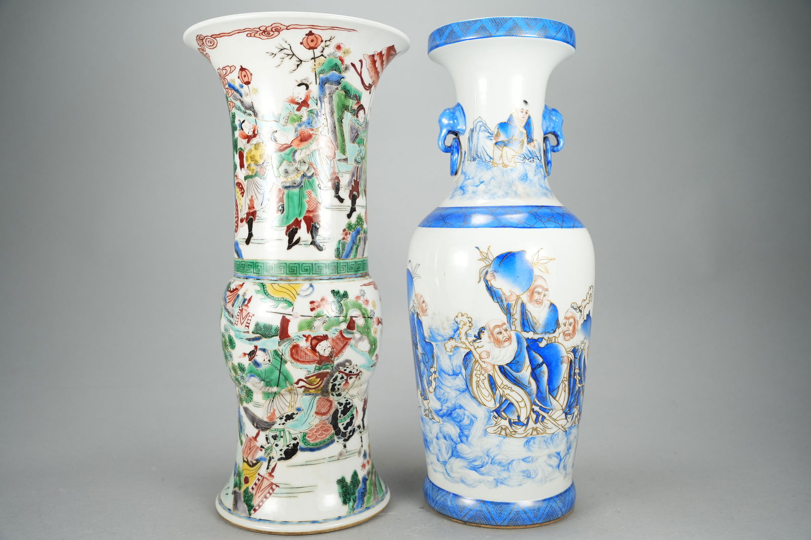2 pcs Chinese large vase (1 of 8)