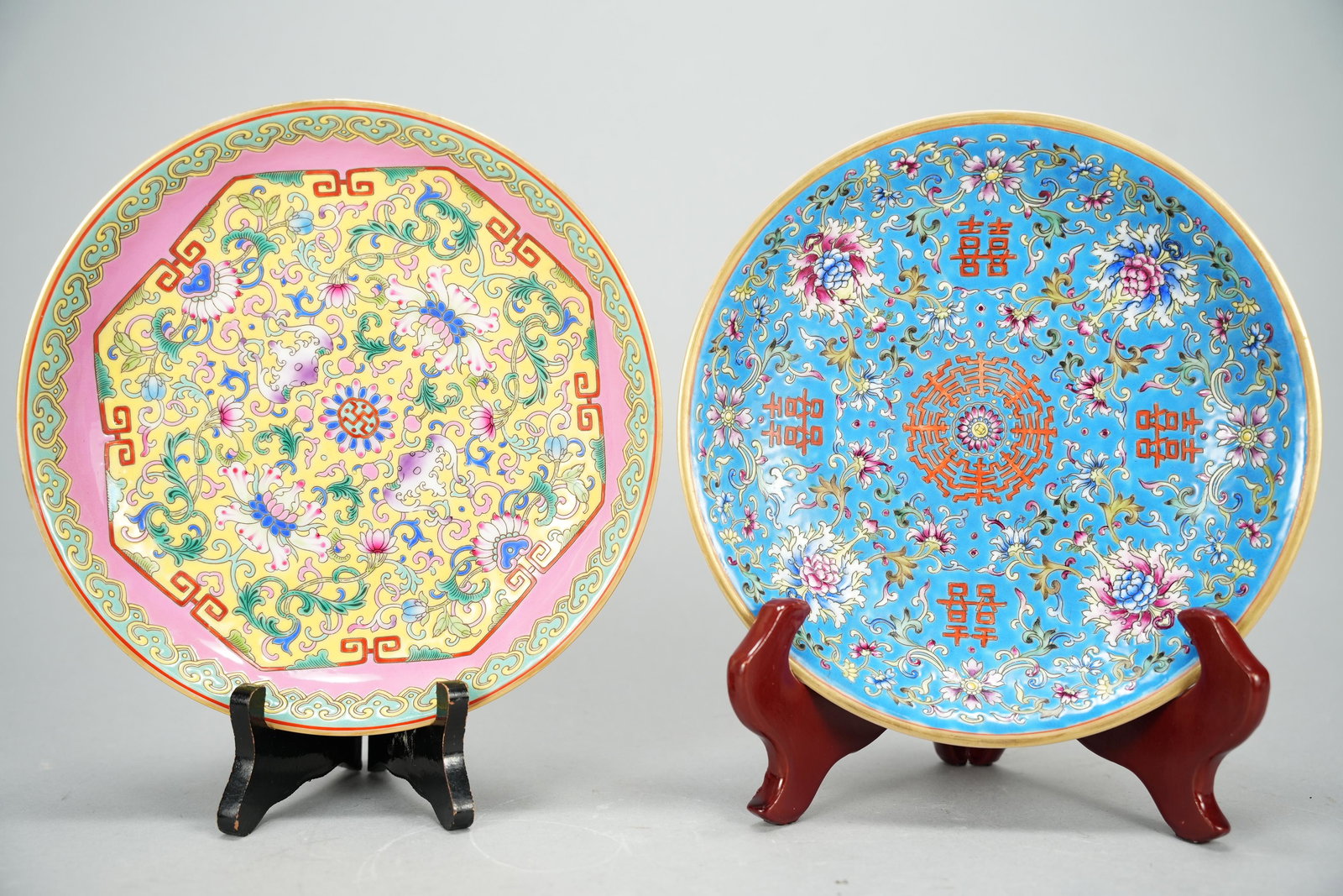 2 pcs Chinese plate (1 of 8)