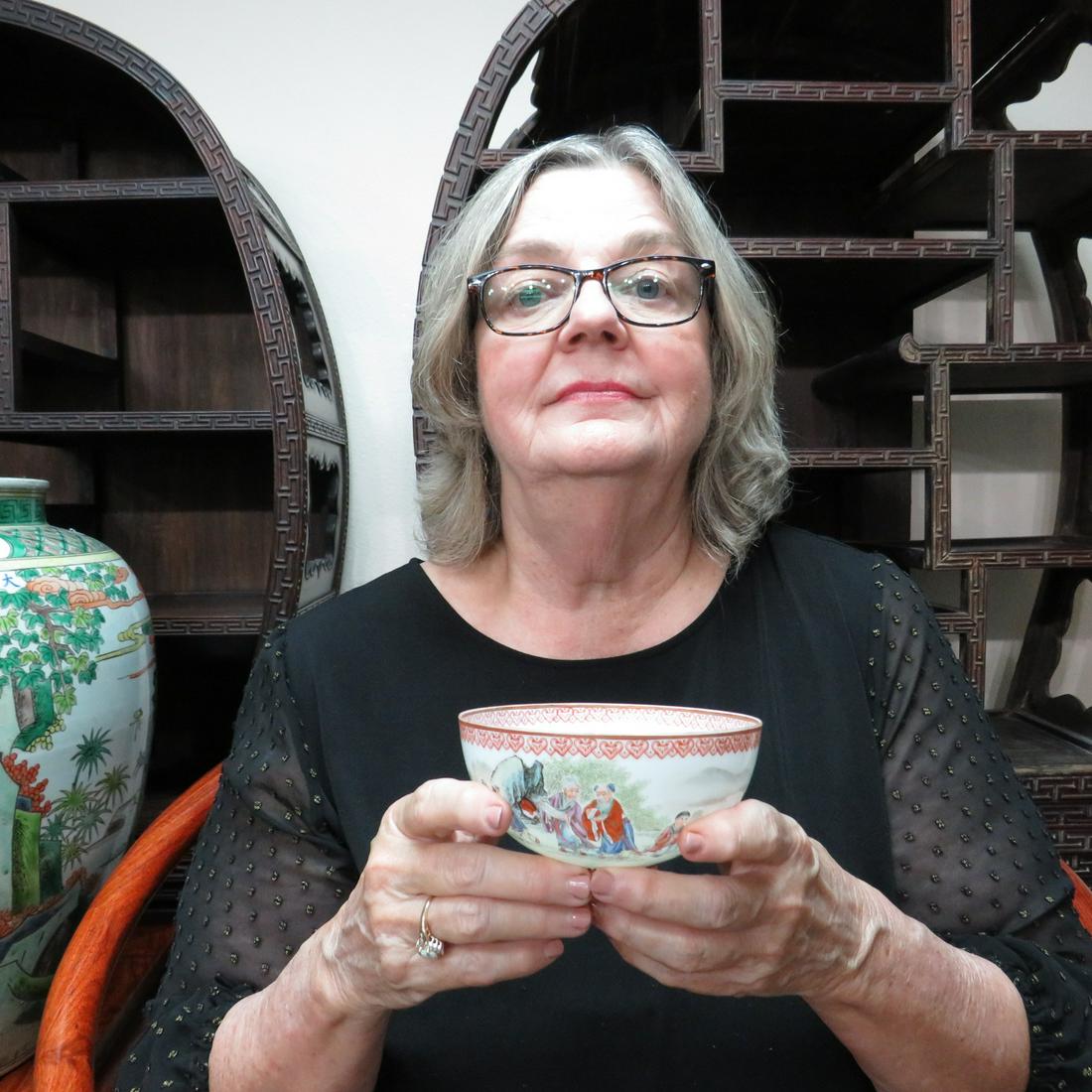 Chinese fine eggshell bowl (1 of 9)