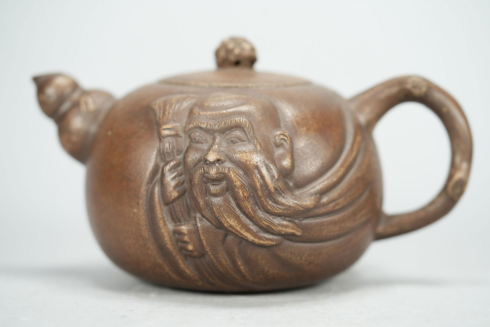 Chinese dark clay teapot (1 of 6)