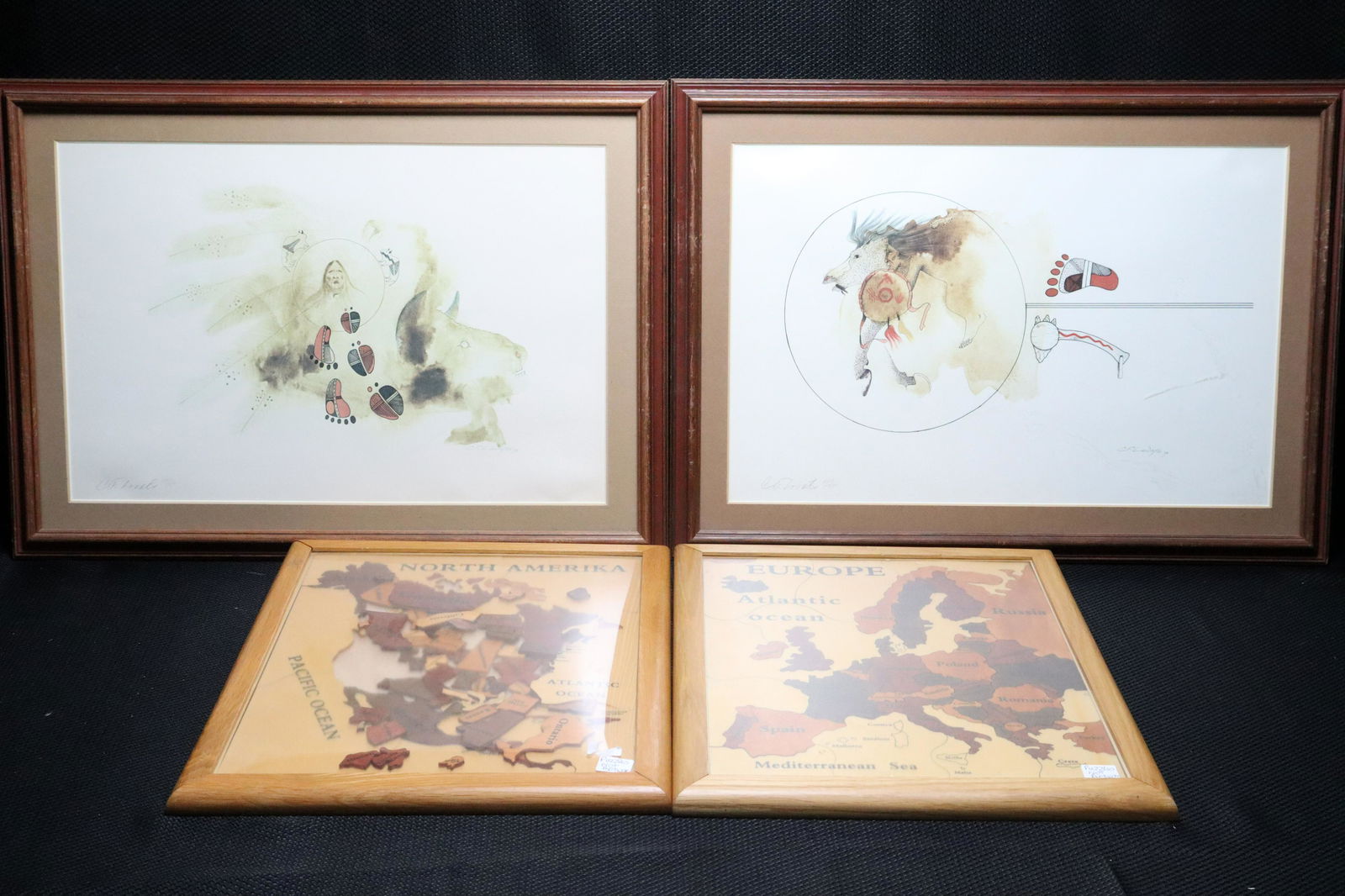 4 pcs framed items (1 of 7)