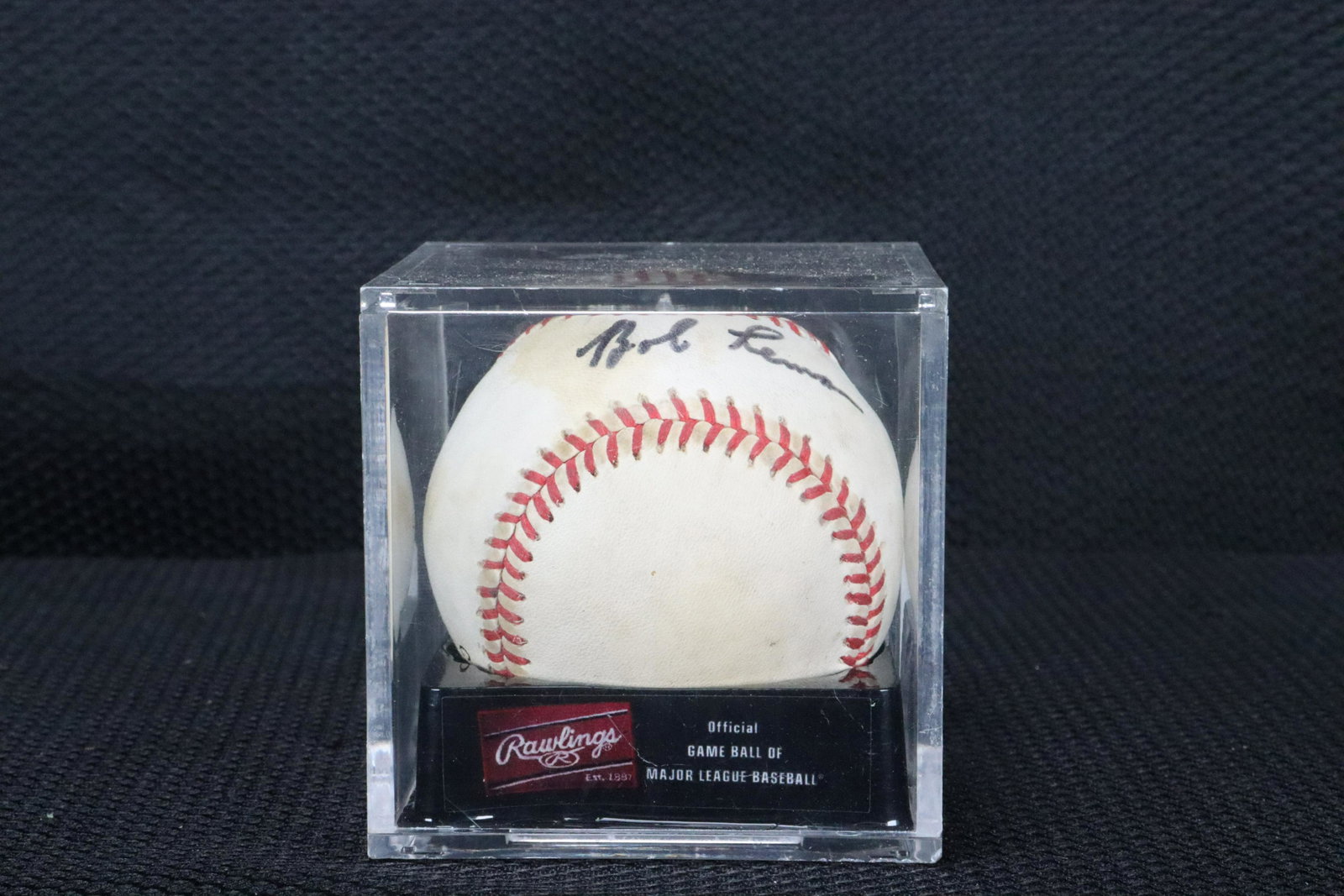 Bob Lemon signed baseball: Bob Lemon signed baseball.