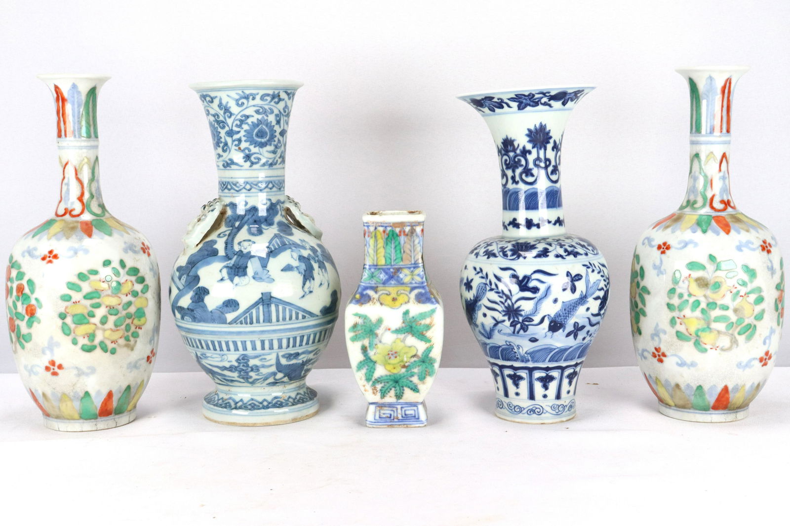 5 pcs Chinese porcelain items (1 of 8)