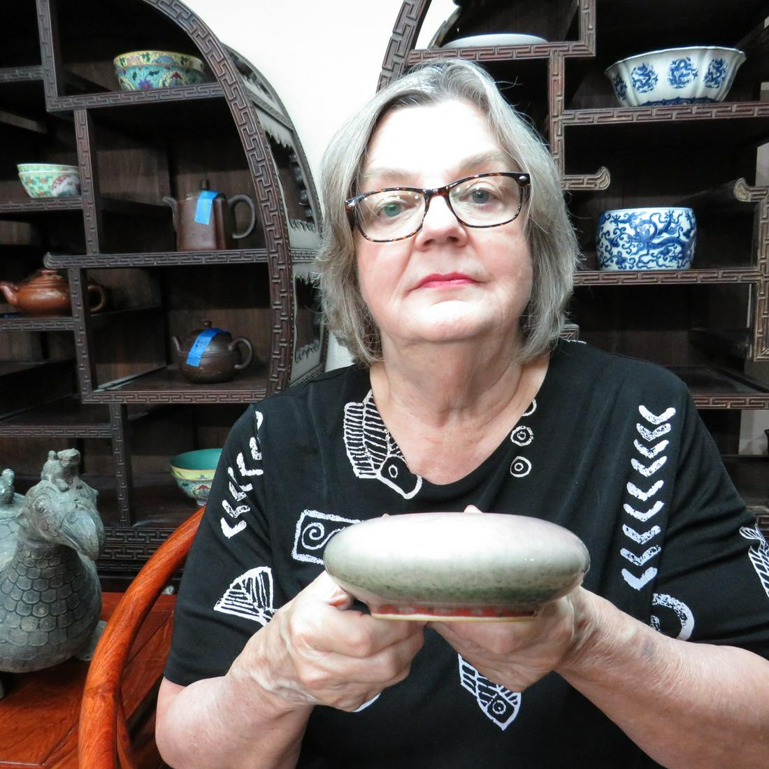 Chinese red glaze washer (1 of 8)