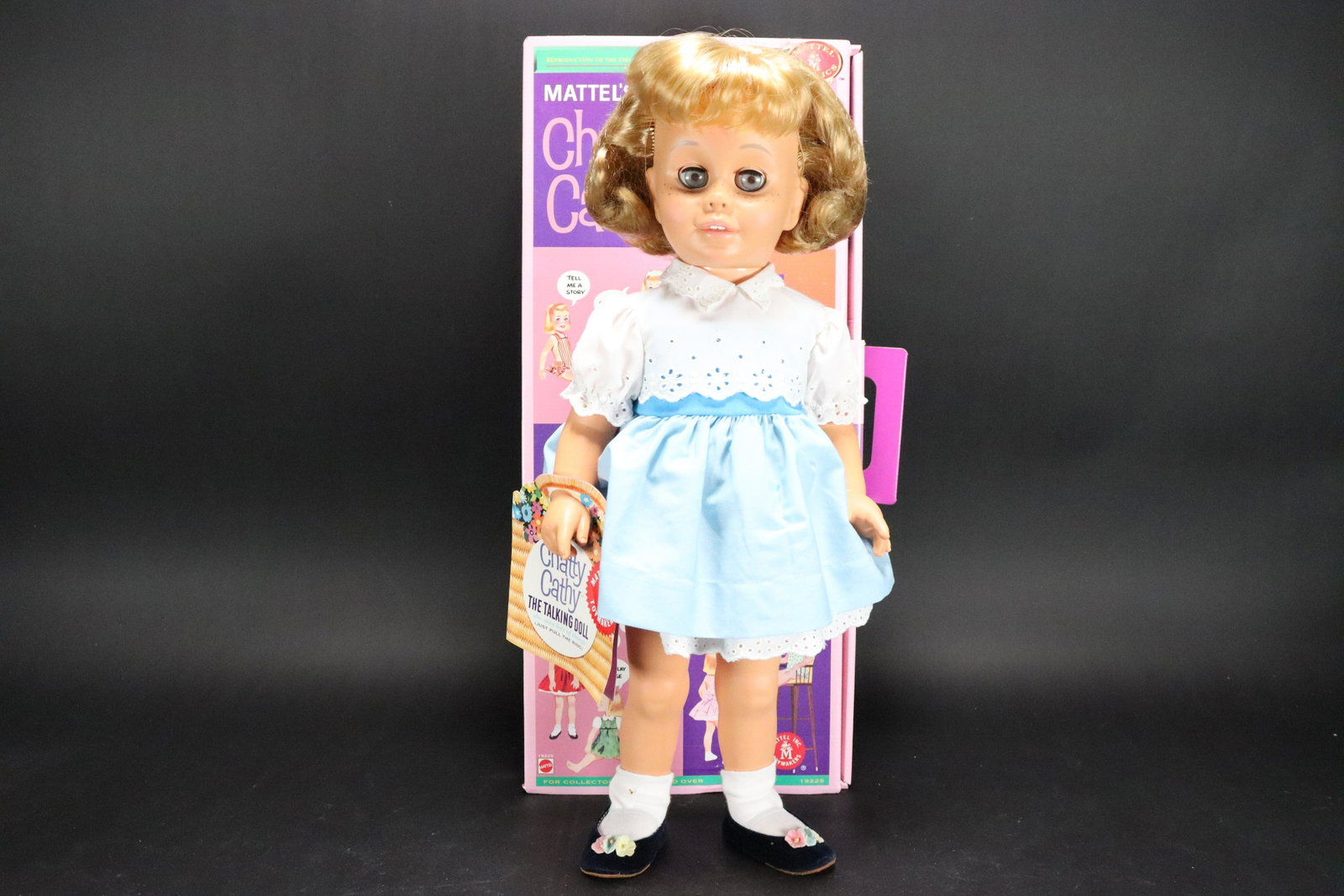 Mattels vintage doll: Mattels vintage doll, complete with accessories, and original box. H: 20.75" x W: 8.75"