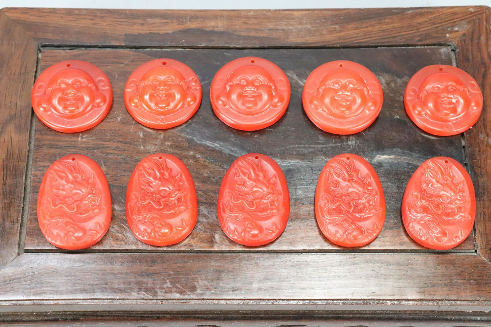 8 pcs Chinese agate (1 of 7)