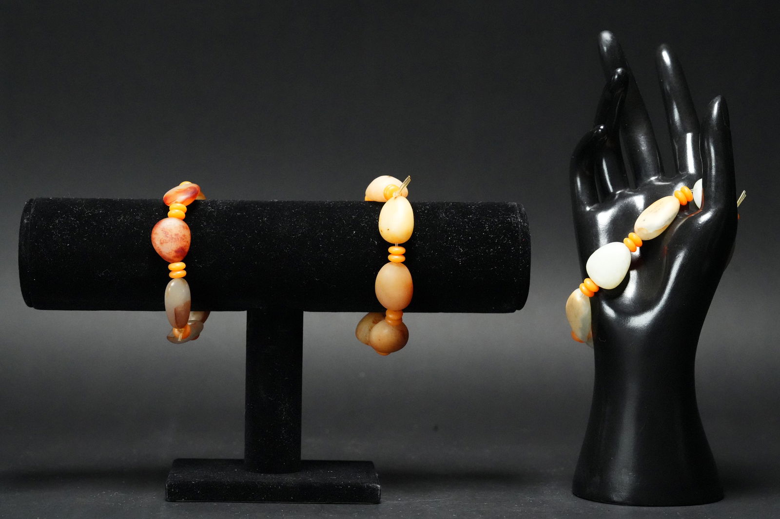 3 pcs Chinese jade bracelet (1 of 7)