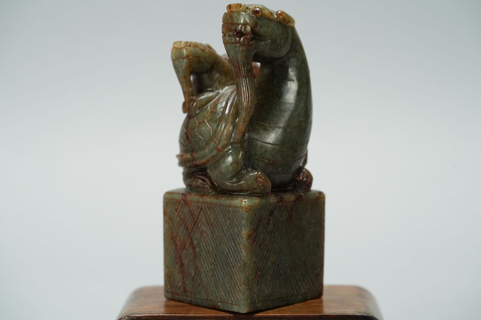 Chinese archaic jade seal (1 of 8)