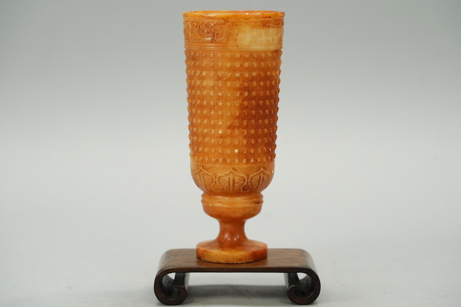 Chinese archaic jade cup (1 of 9)