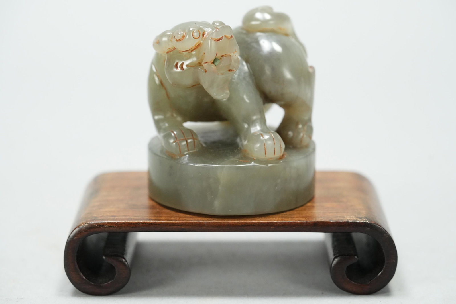 Chinese archaic jade seal (1 of 9)
