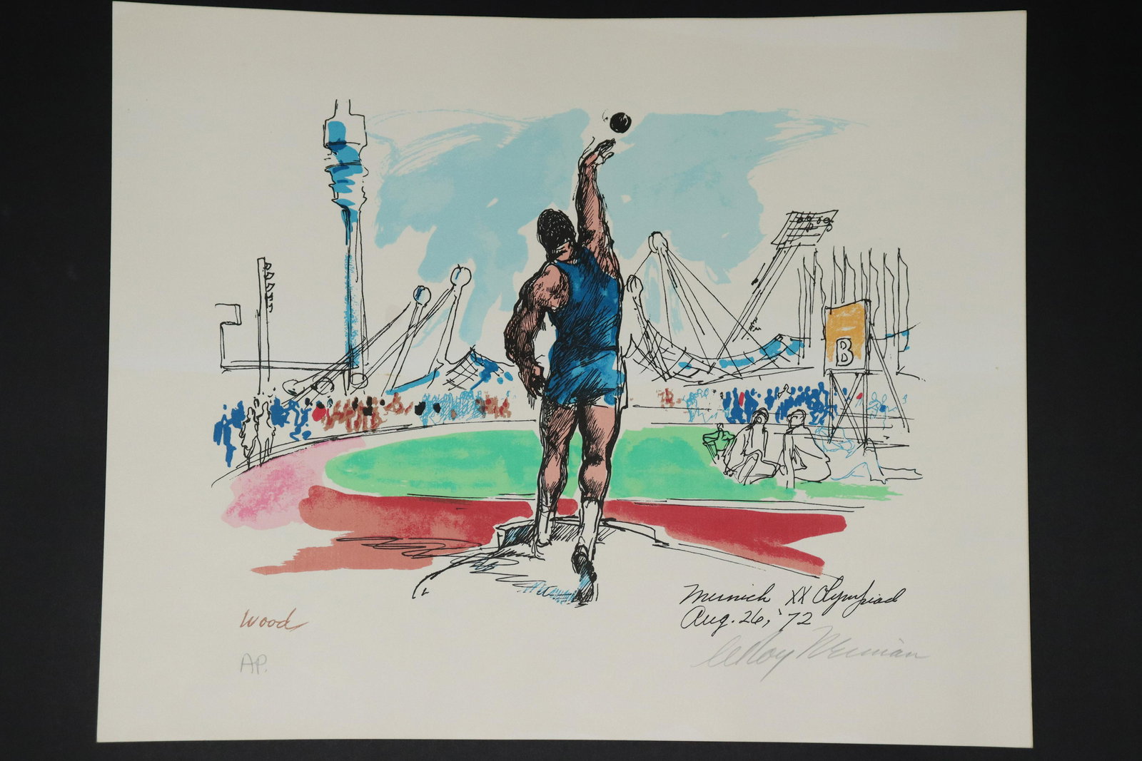Leroy Neiman signed art (1 of 5)