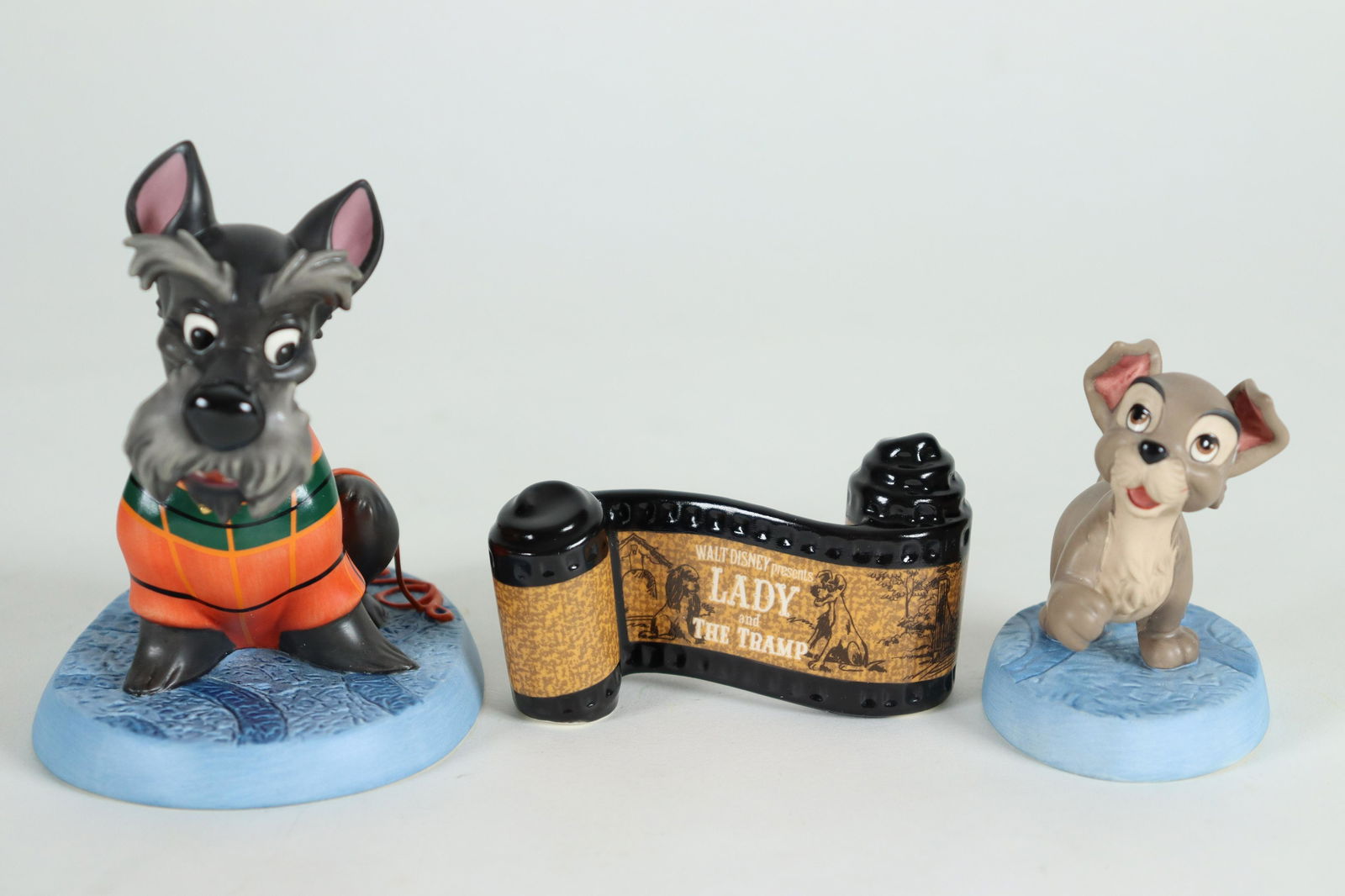 3 pcs Lady and The Tramp figurine (1 of 7)