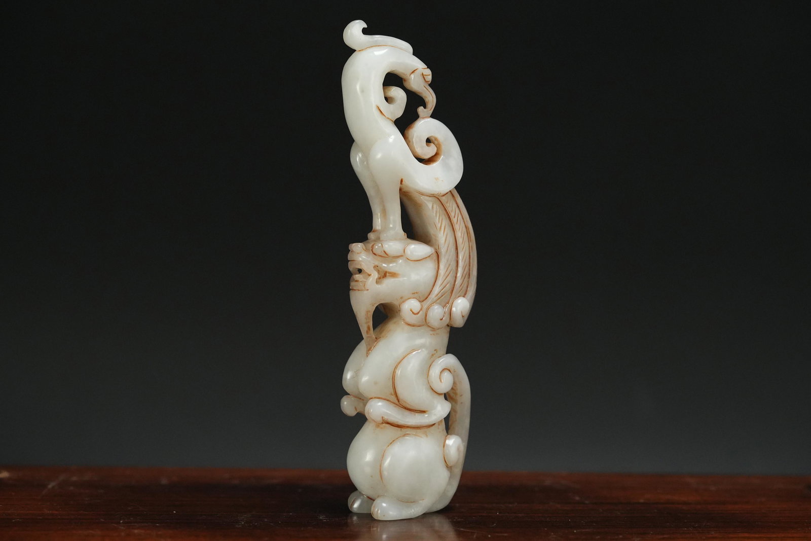 Chinese archaic jade ornament (1 of 8)