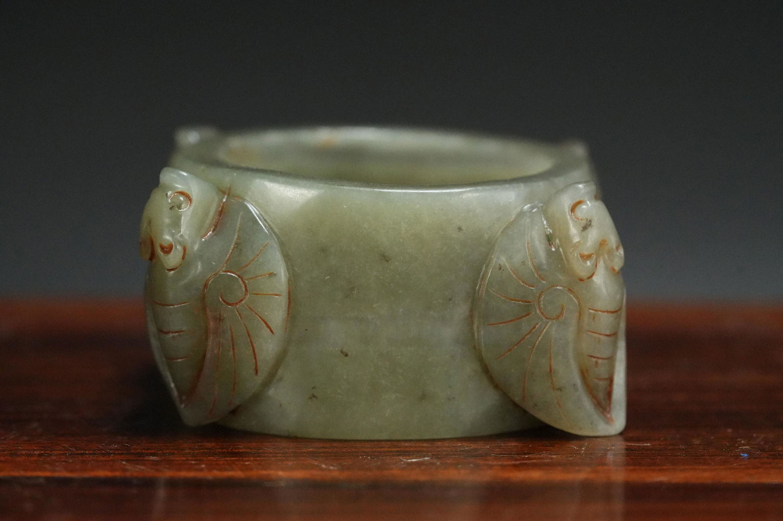 Chinese archaic jade ornament (1 of 7)
